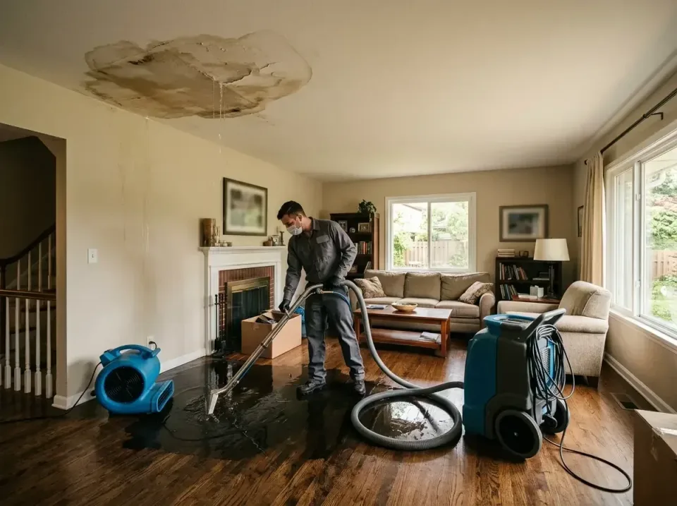 attic-pipe-burst-ceiling-drip-008 — frequently asked questions, Water Damage Restoration & Carpet Care in North College Hill…